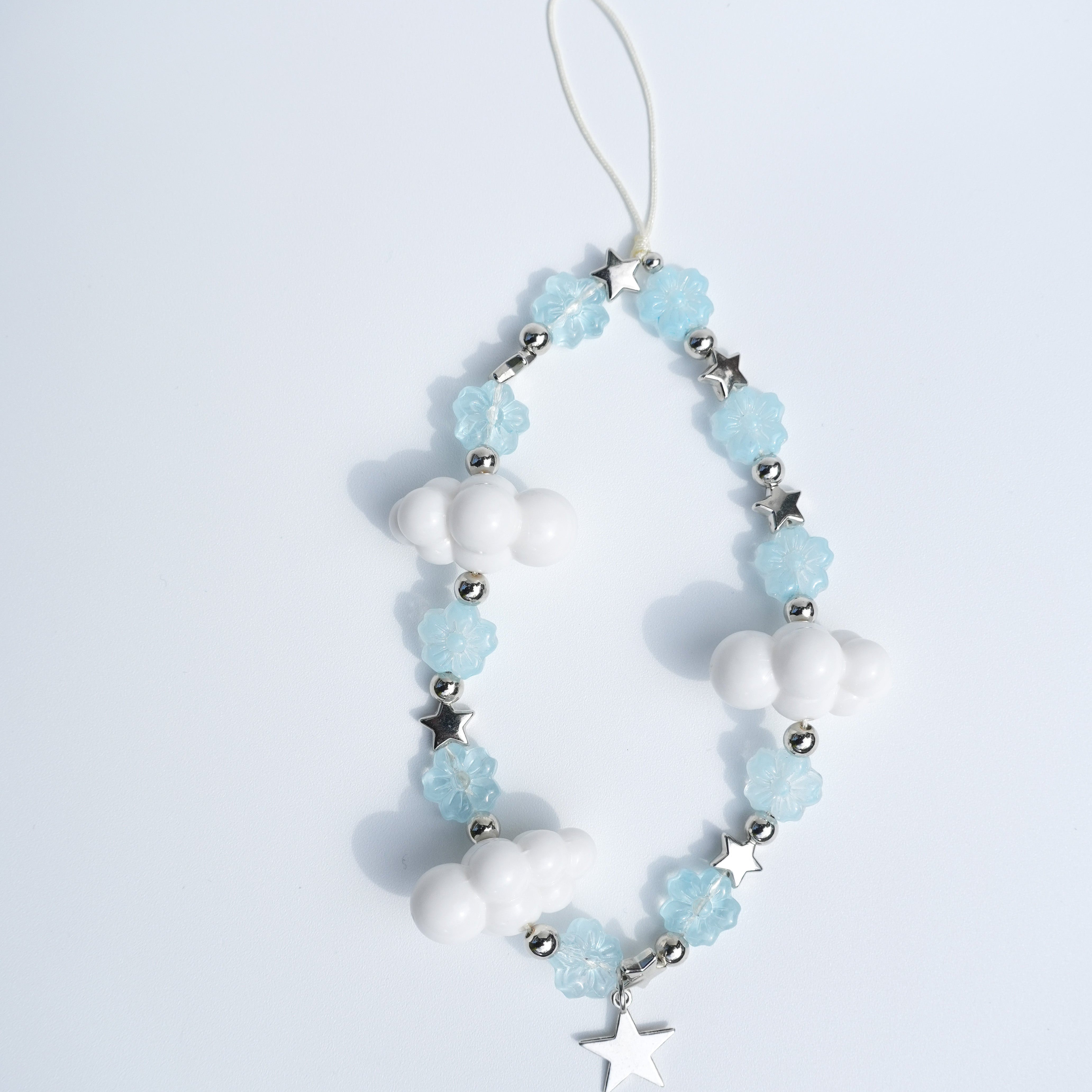 Blue Blossom Cloud Phone Charm